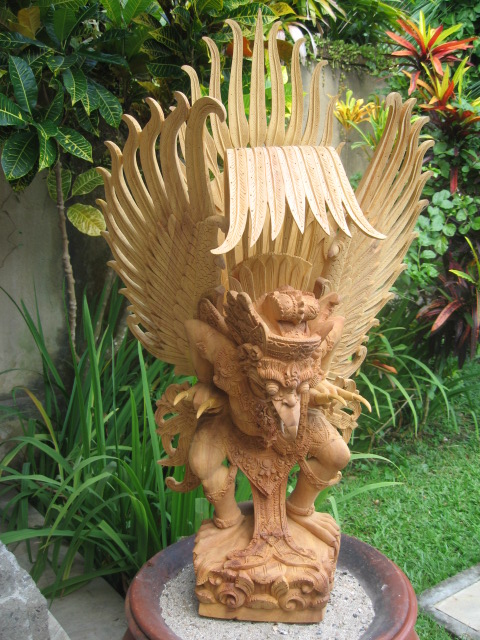 Hand carved Garuda from Bali