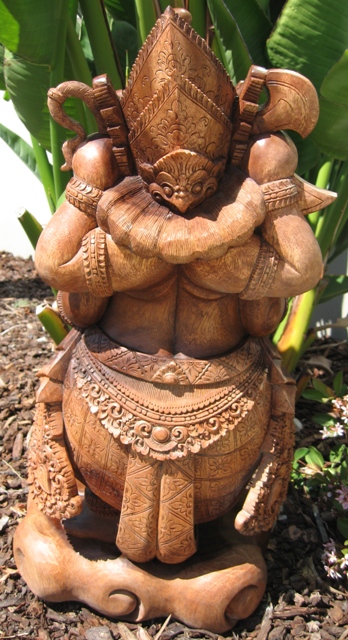 Standing Ganesh holding Gita from Bali