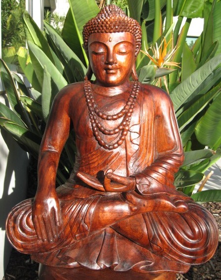 Hand Carved Buddha from Bali