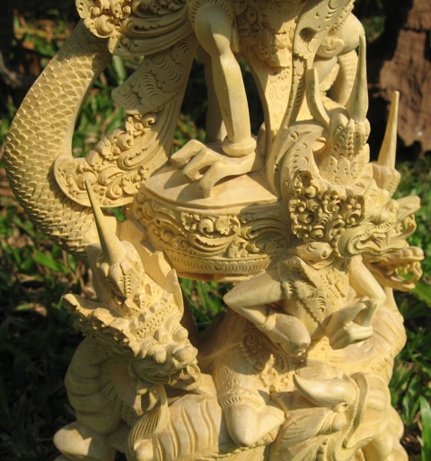 Vishnu on Garuda from Bali