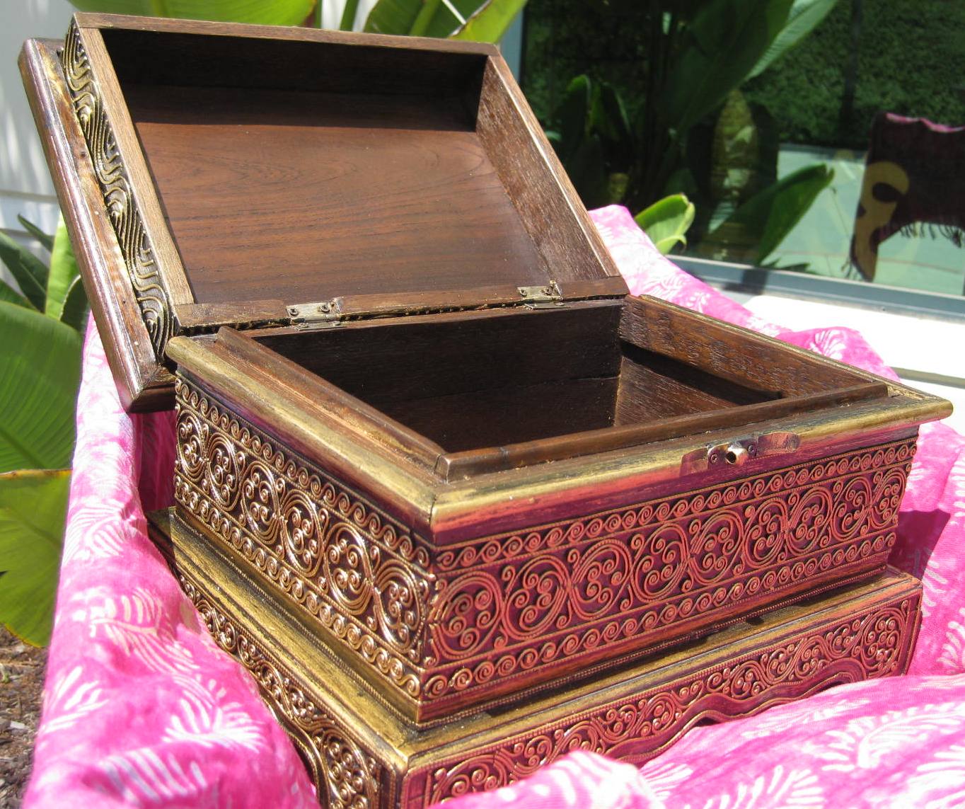 Teak Wood Decorative Box