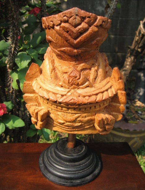 Hand Carved Hermit statue  from Meatless Coconut