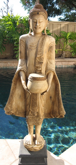 Standing Buddha with Begging Bowl