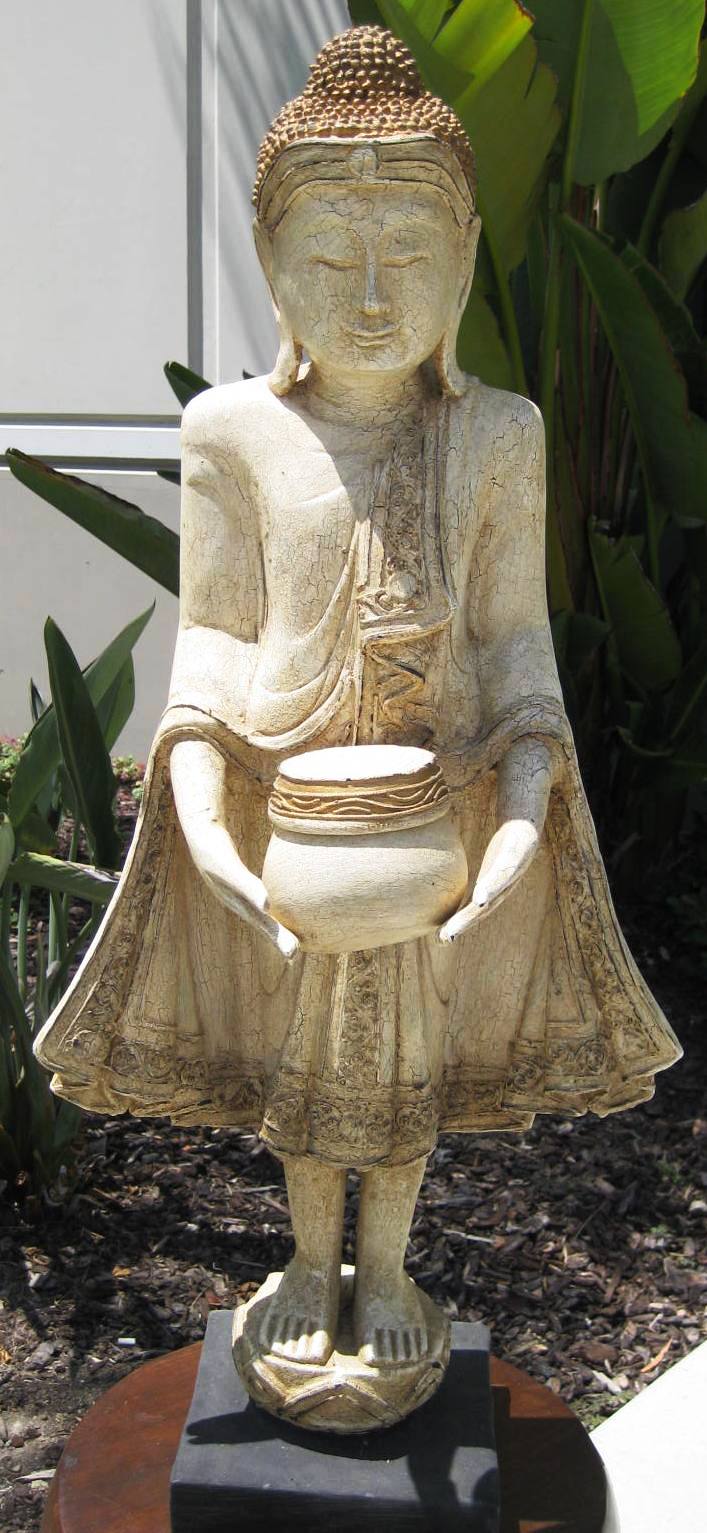 Small Standing Buddha with Begging Bowl