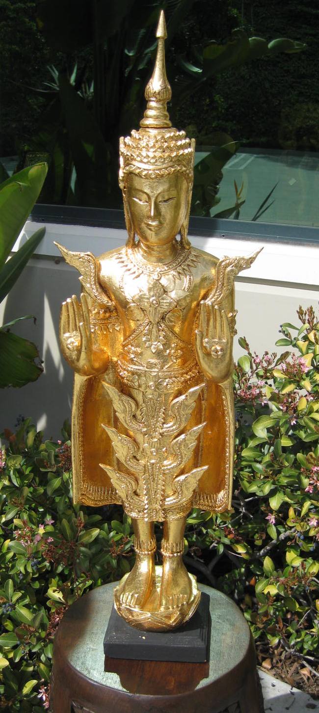 24kt Gold Rattanakosin Standing Buddha