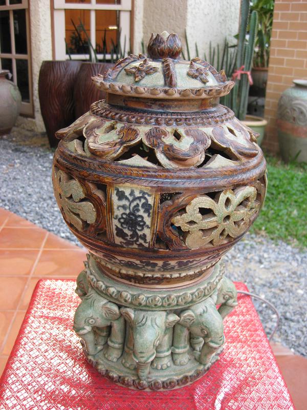Celadon Sangkhalok Lantern